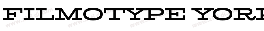FILMOTYPE YORK字体转换